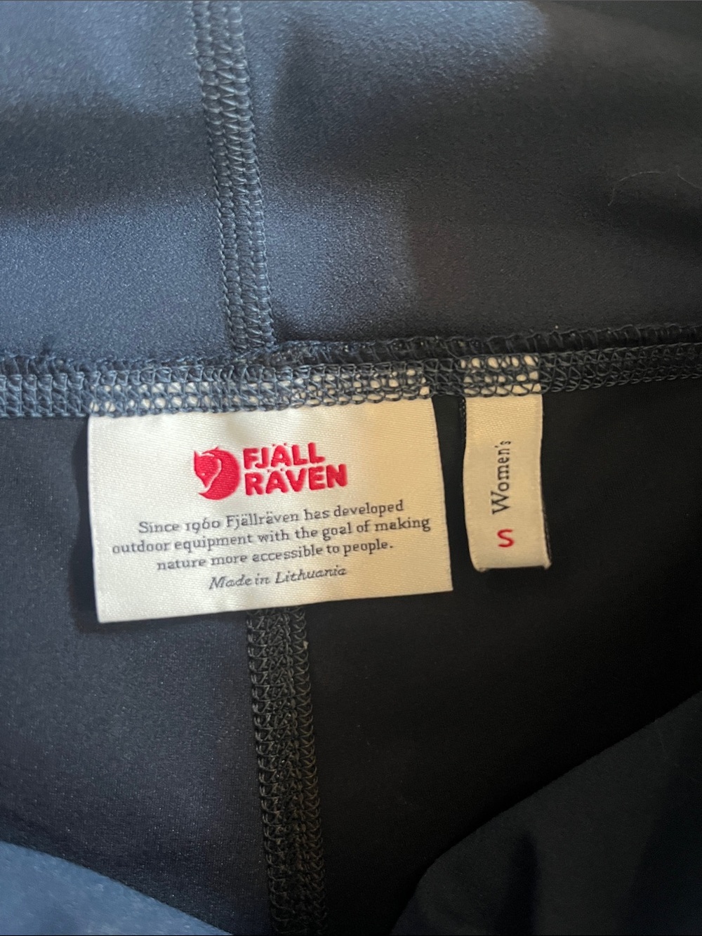 Fjallraven Women's Navy Blue Leggings - Picture 4 of 13